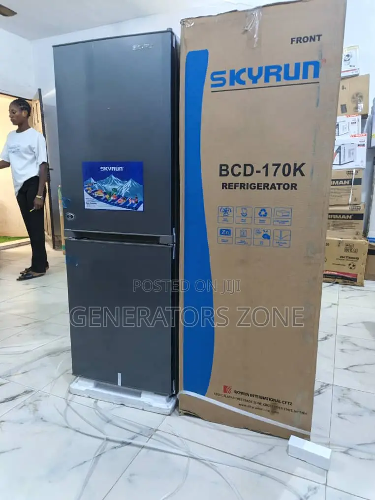 Skyrun 170l Bottom Freezer – Advanced Cooling, Premium Look