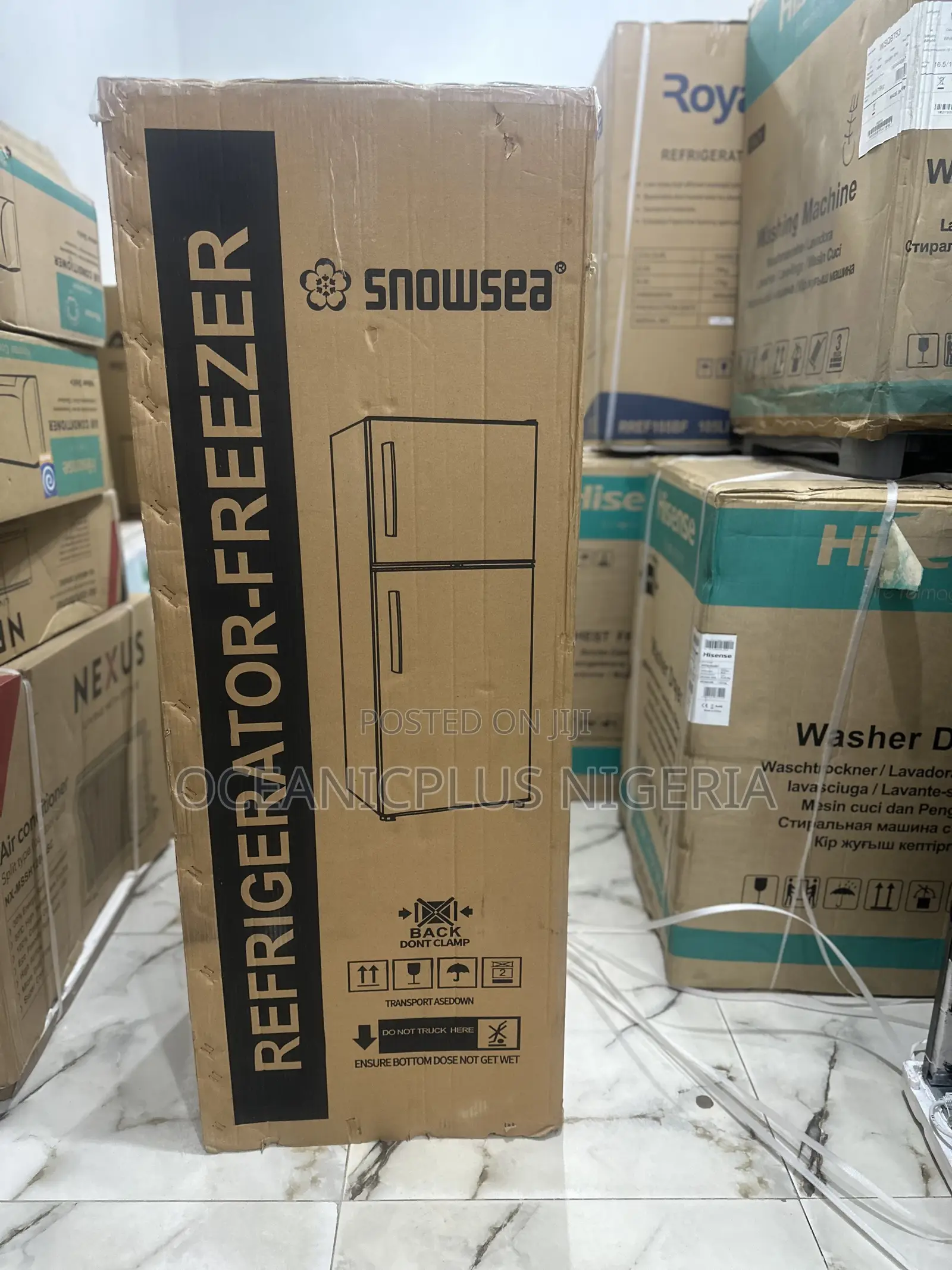 Built to Last Snowsea 150liter Double Door Refrigerator (Bcd 198)