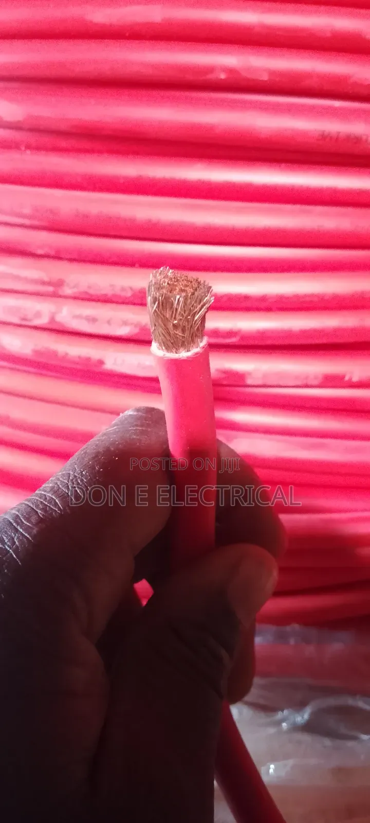 50mm Single Dc Flexible Cable Pure Copper