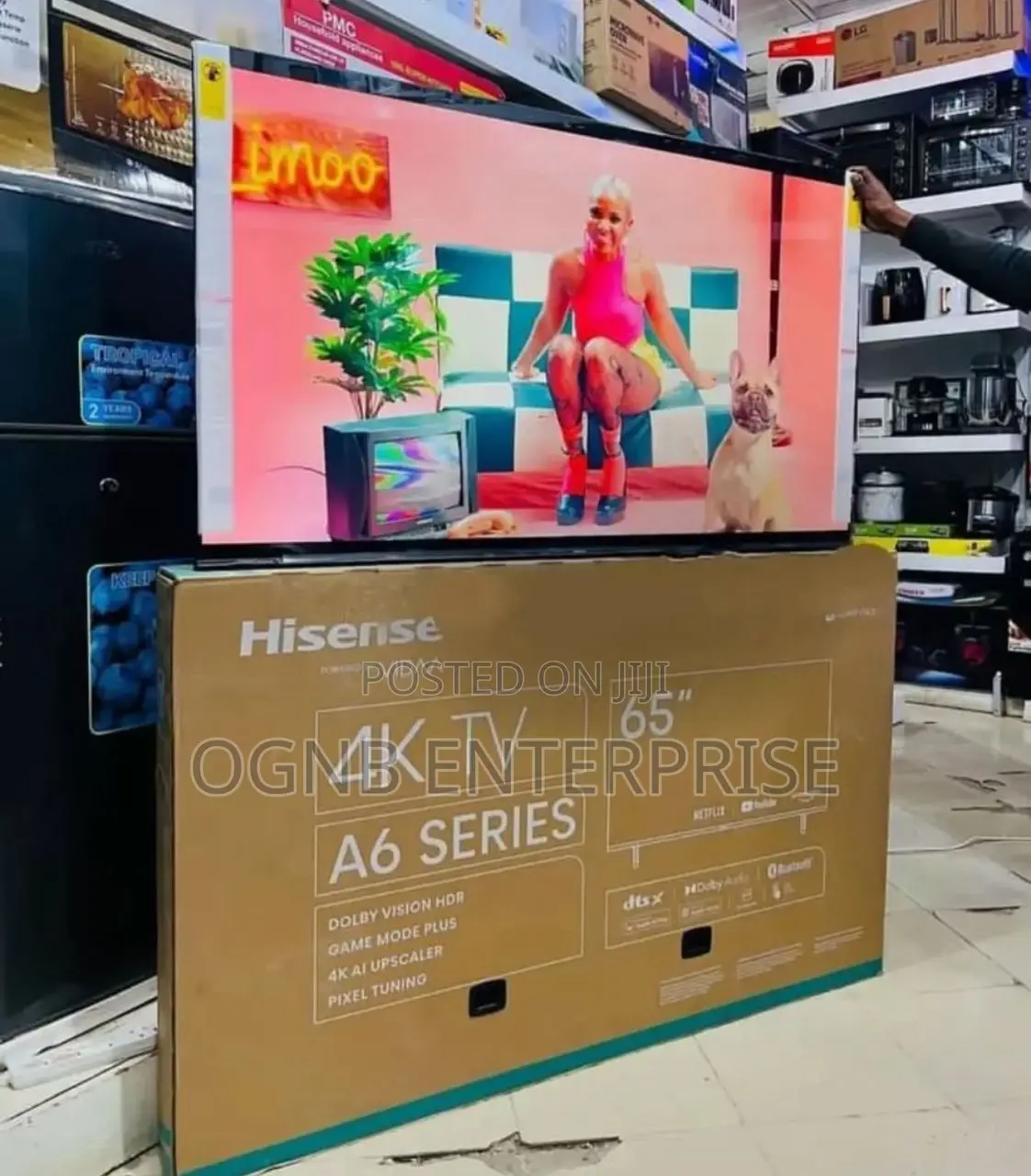 Original 65'' Hisense Vidaa Os Smart TV