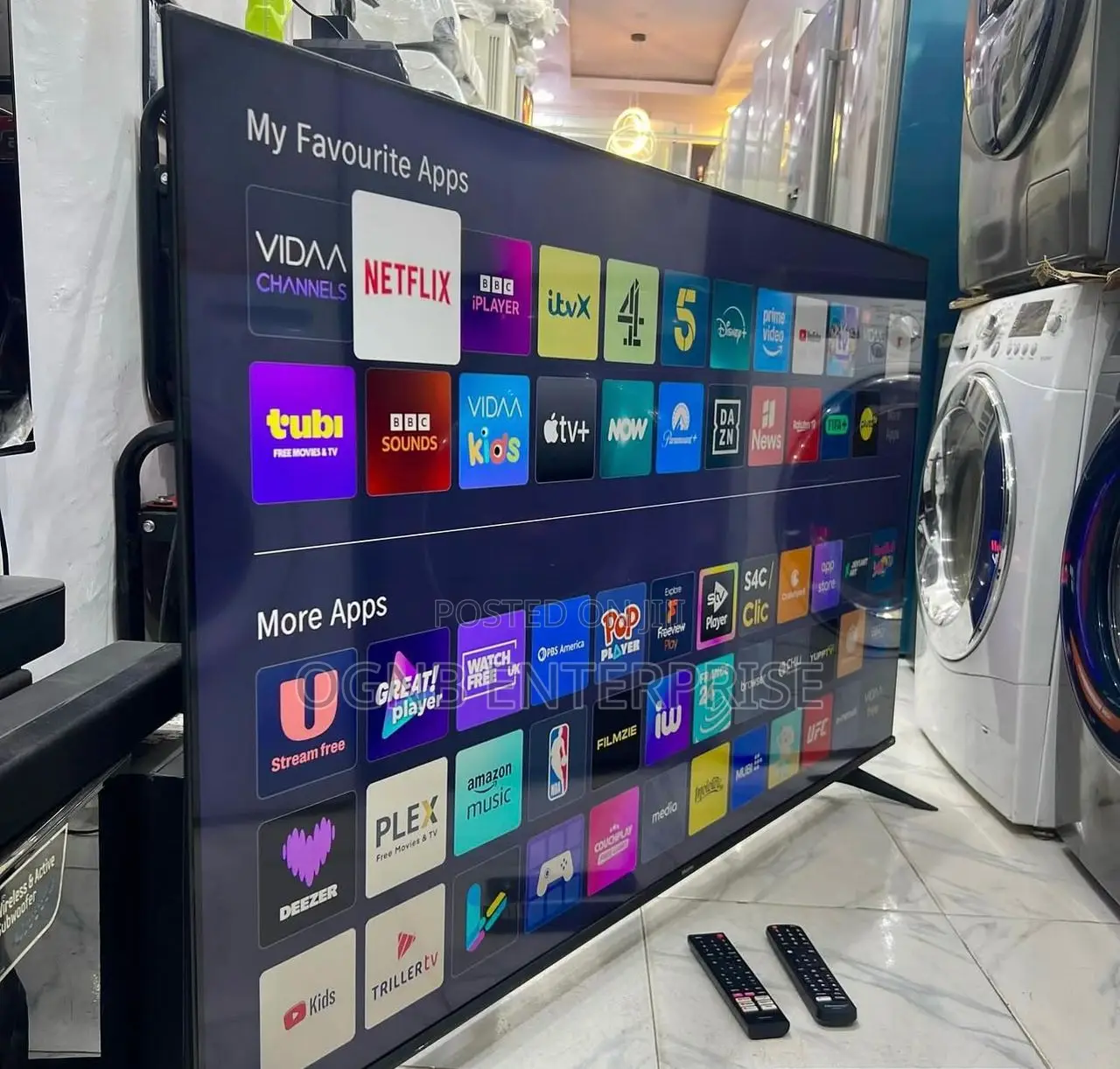 Original 65'' Hisense Vidaa Os Smart TV