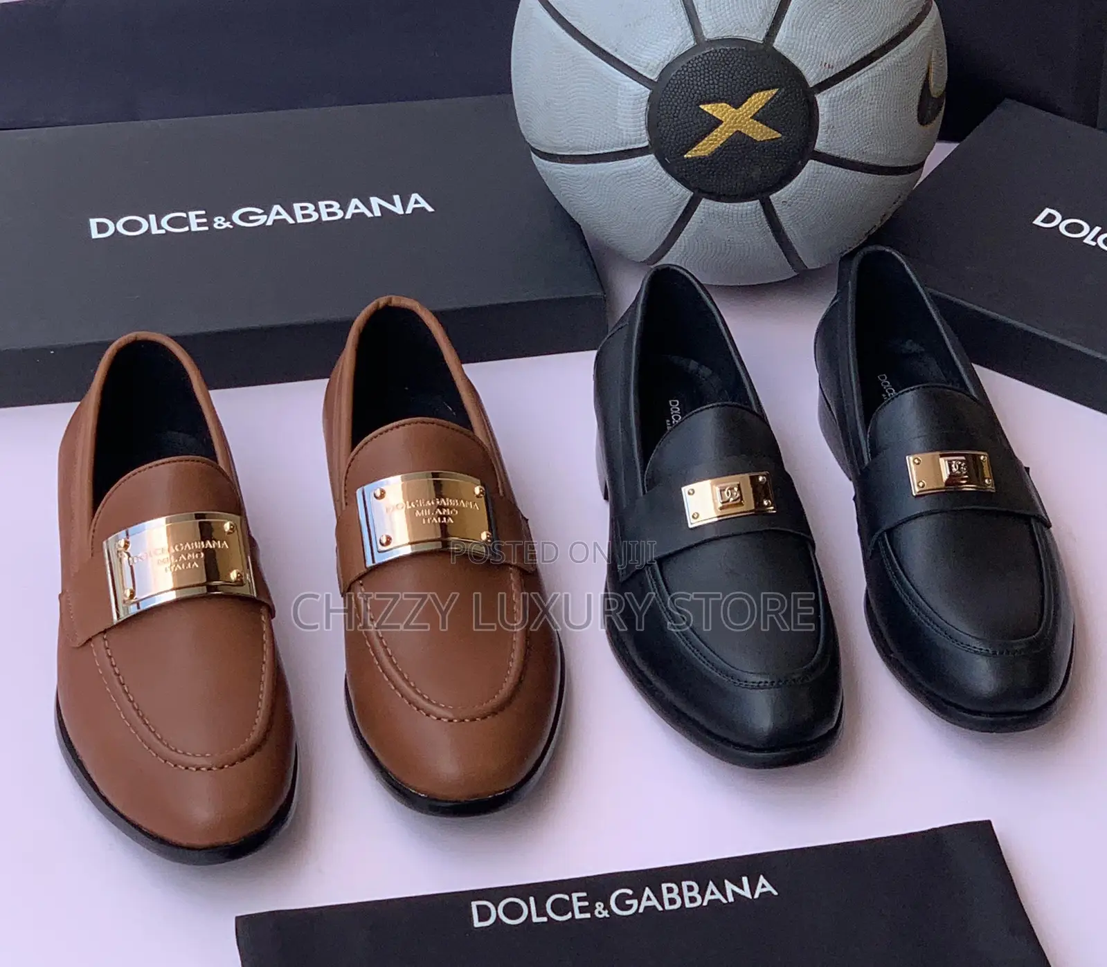 Dolce Gabbana Quality Luxury Men Genuine Leather Shoe