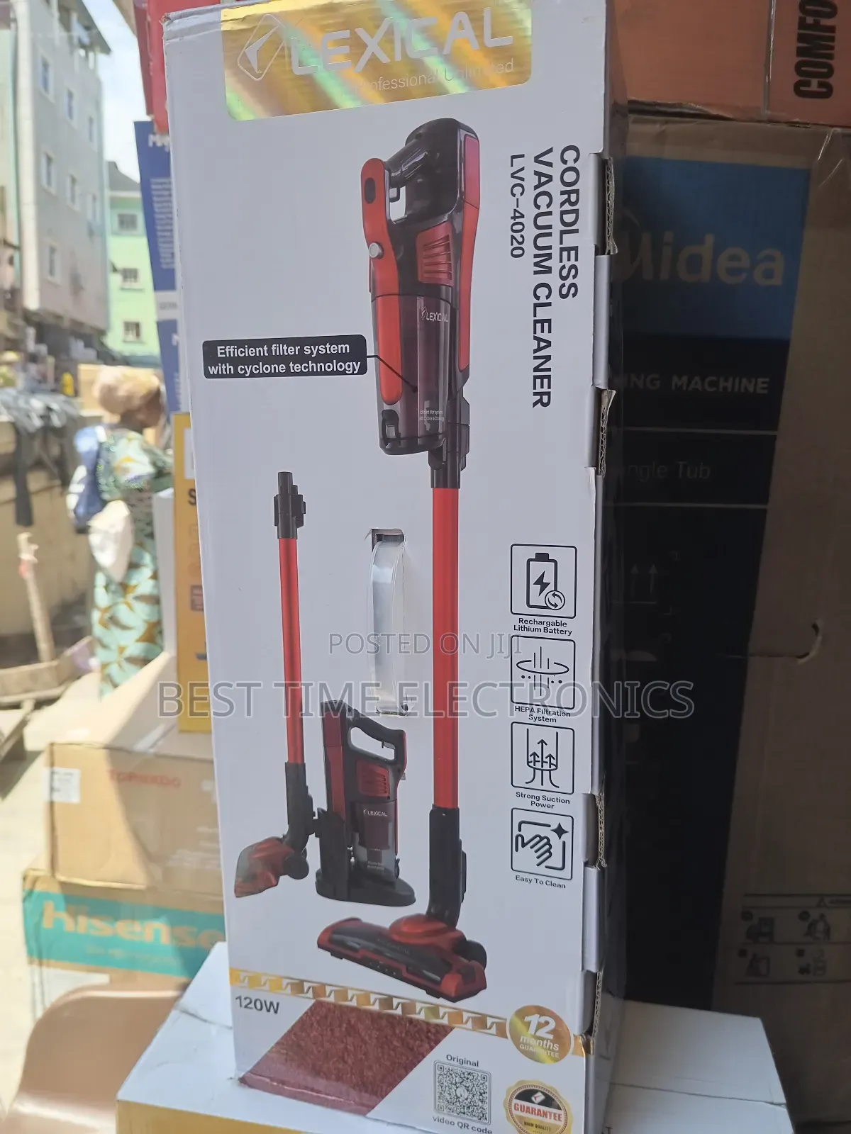 Lexical Cordless Rechargeable Vacuum Cleaner
