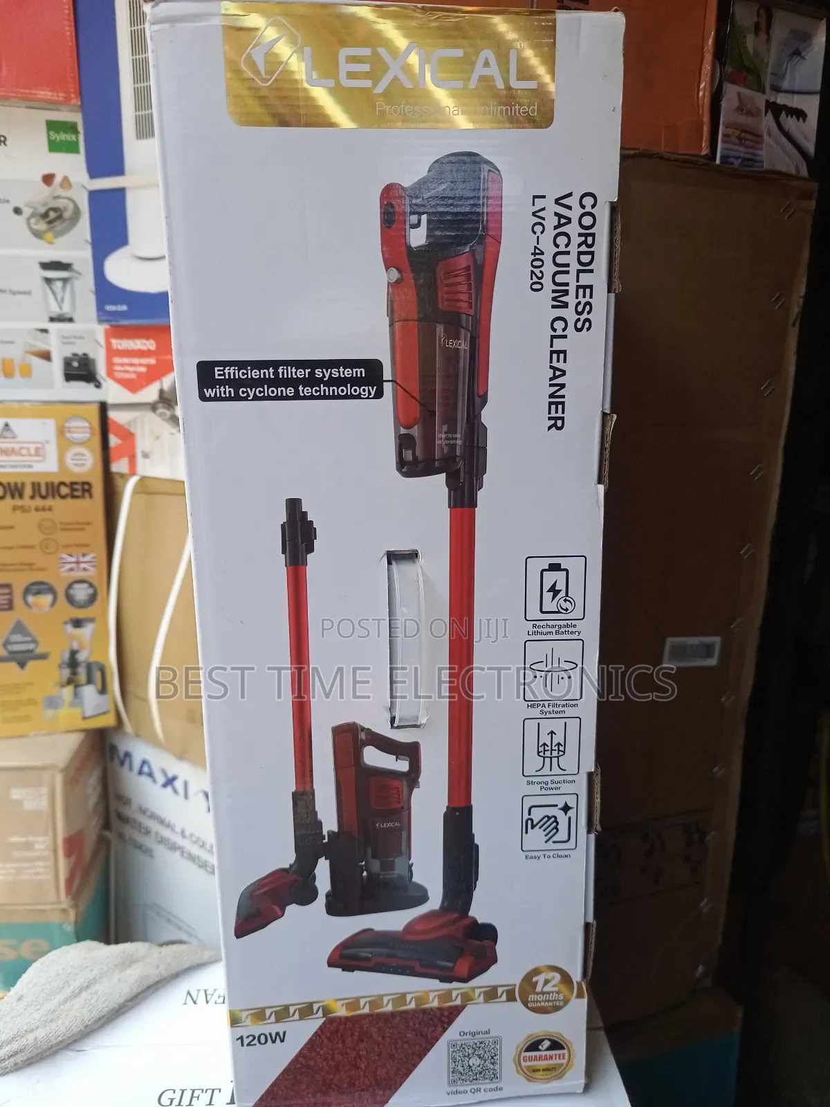 Lexical Cordless Rechargeable Vacuum Cleaner