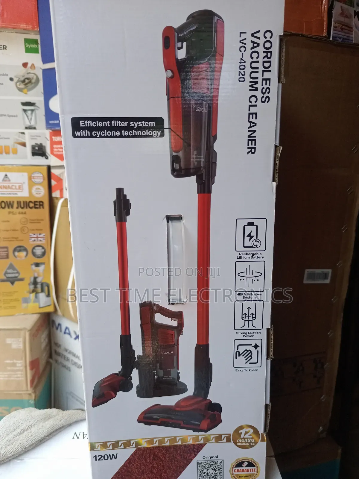 Lexical Cordless Rechargeable Vacuum Cleaner