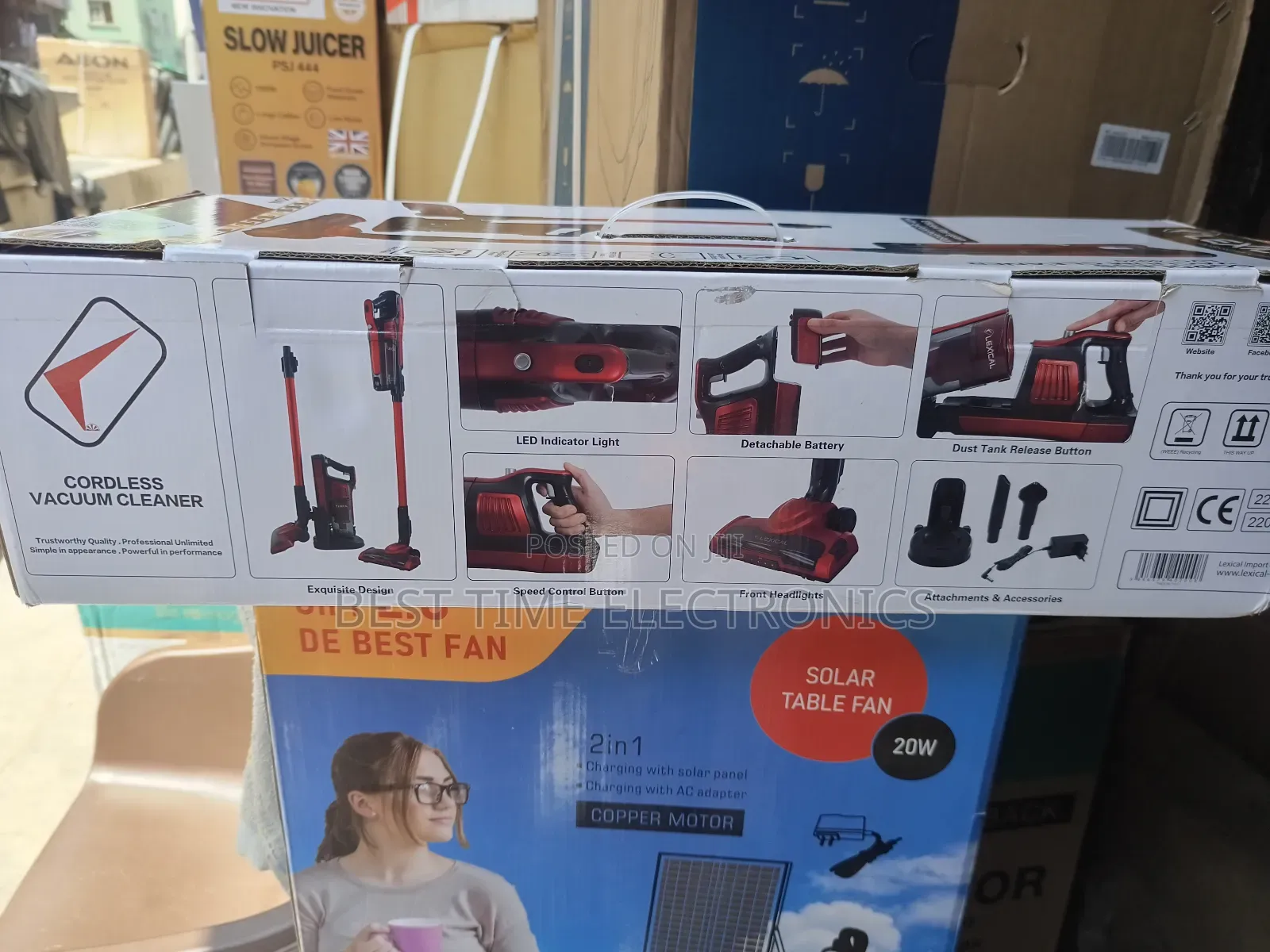 Lexical Cordless Rechargeable Vacuum Cleaner