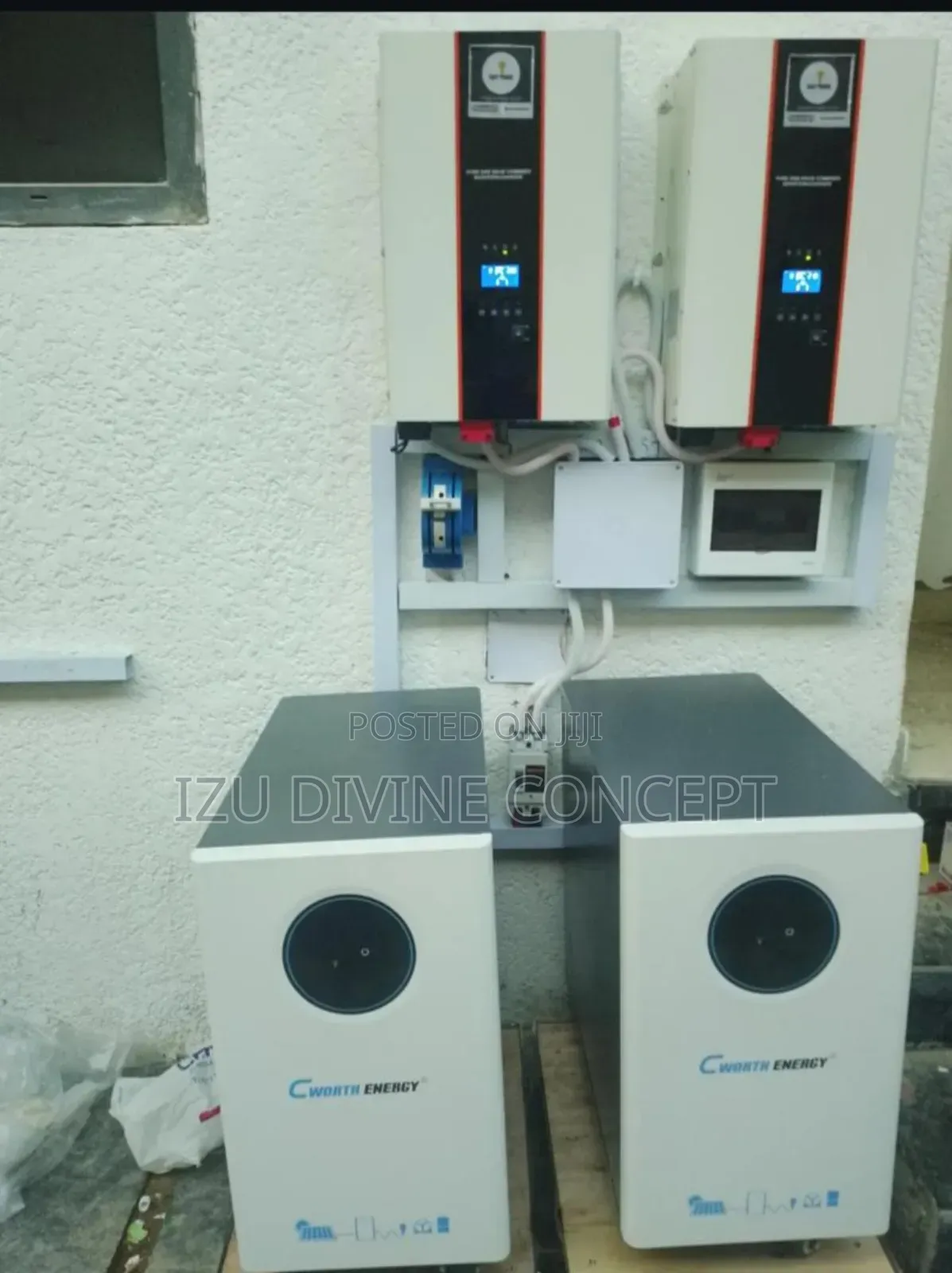 15kva Inverter Setup and 30 KWH Lithium Battery Backup