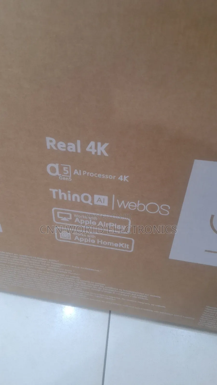 New Lg 75"Uhd Ai Thinq Smart 4k Flameless Netflix Youtube Bluetooth