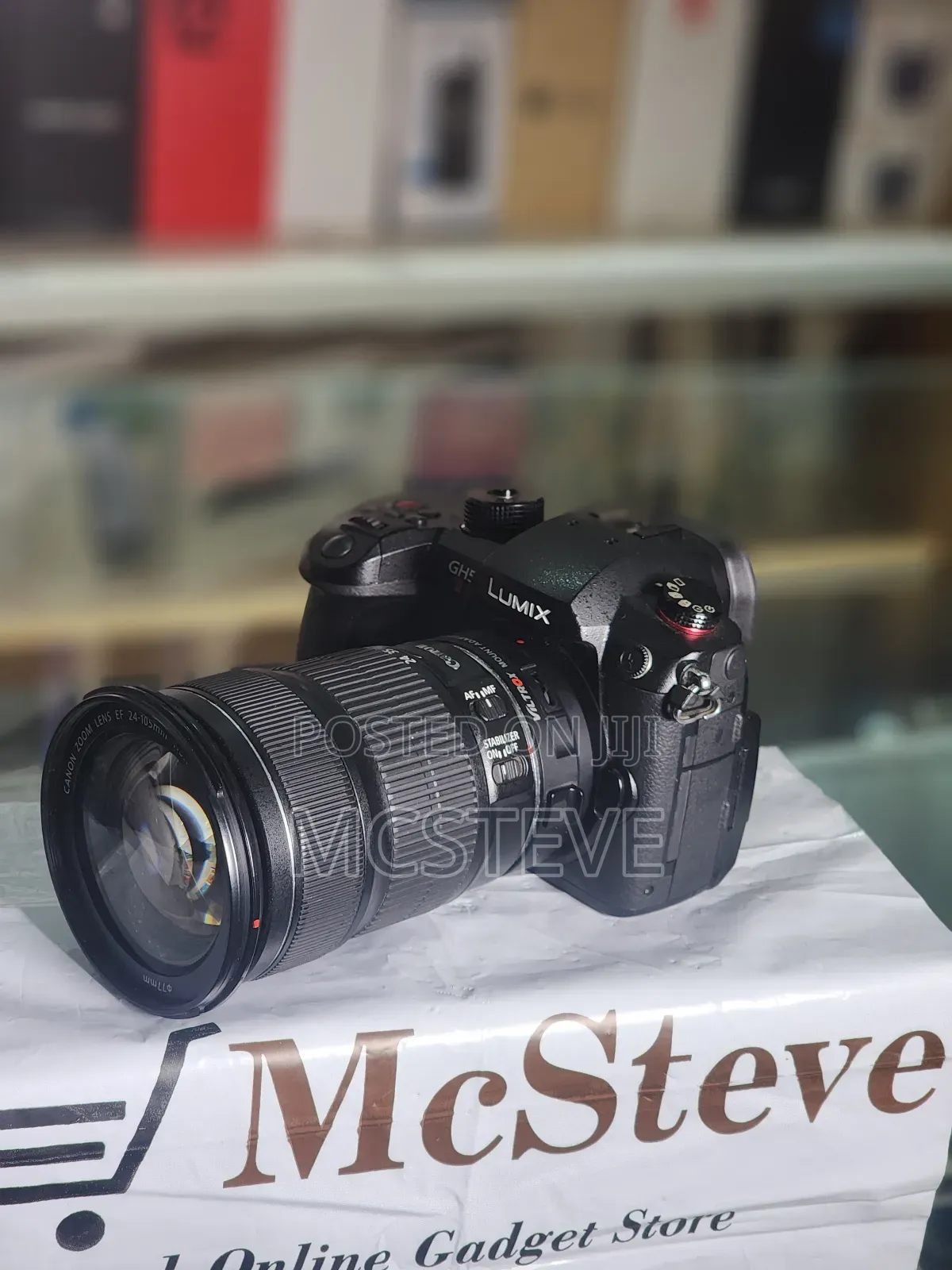 Panasonic Lumix Gh5 Mark Ii Mirrorless Cam With 24-105mm Canon Lens