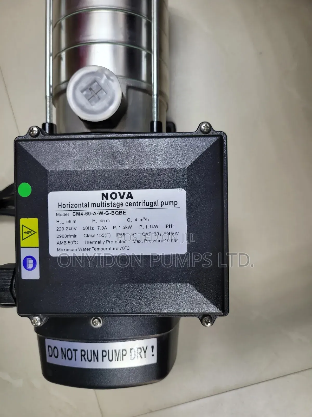 Nova Horinzotal Multistage Centrifugal Pump