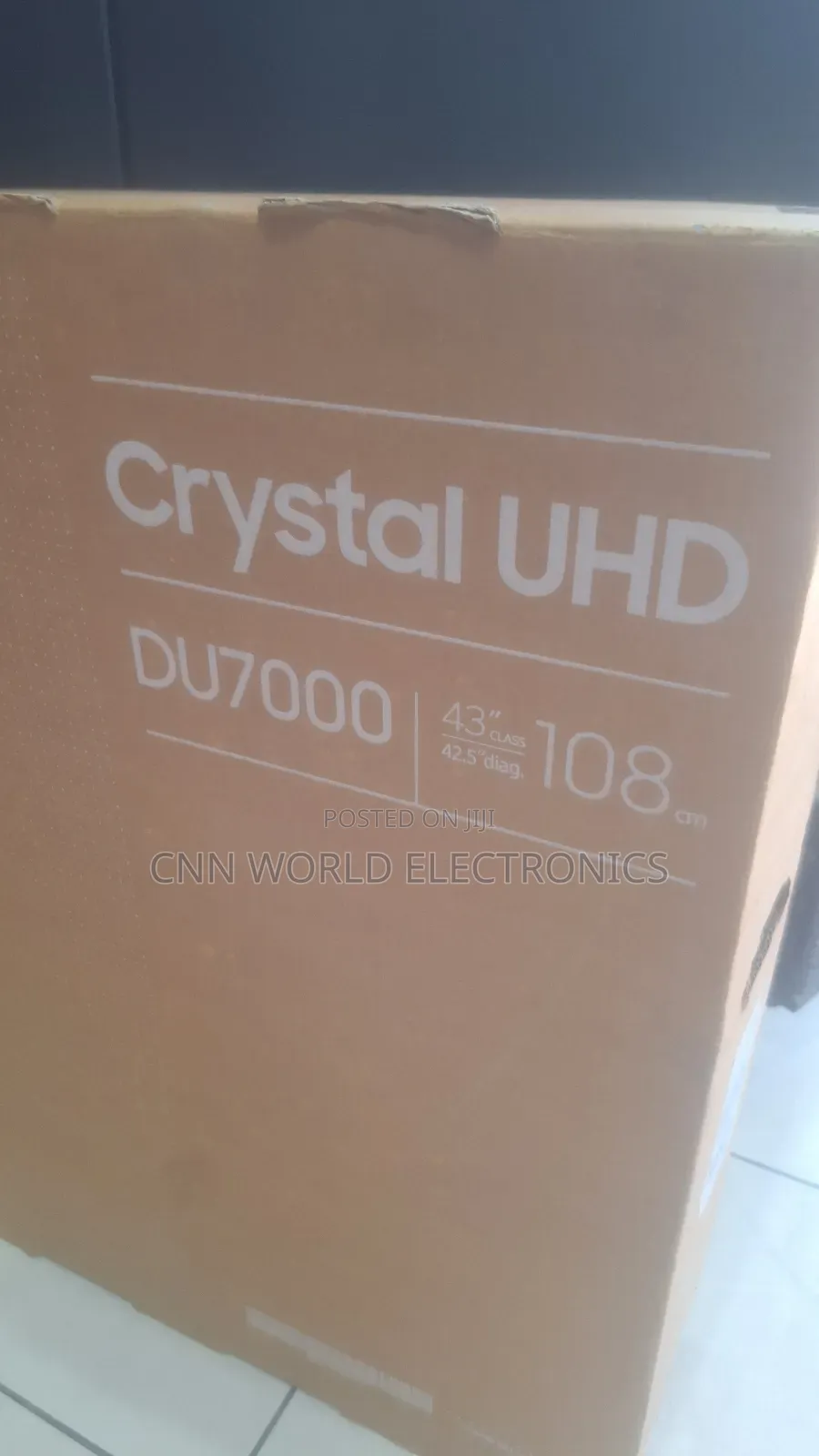 Original Samsung 43"Inch Crystal Uhd Smart 4k (Du7000) Netflix Youtube
