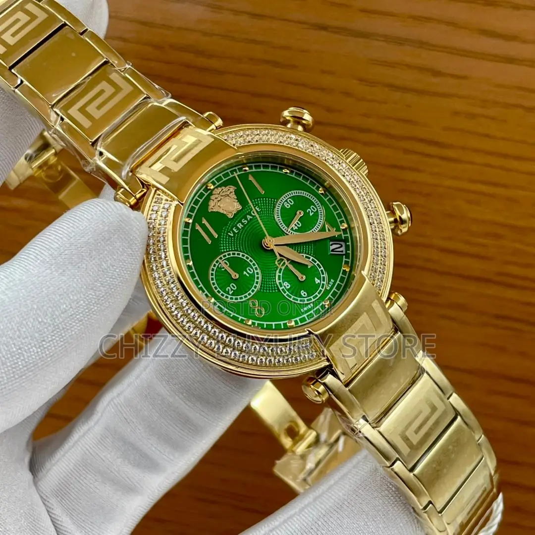 Versace Quality Luxury Ladies Chain Strap Wristwatch