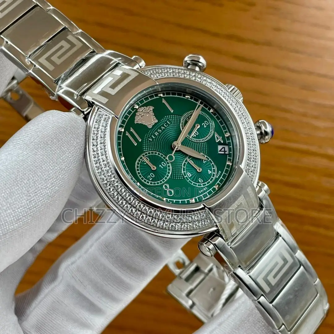 Versace Quality Luxury Ladies Chain Strap Wristwatch