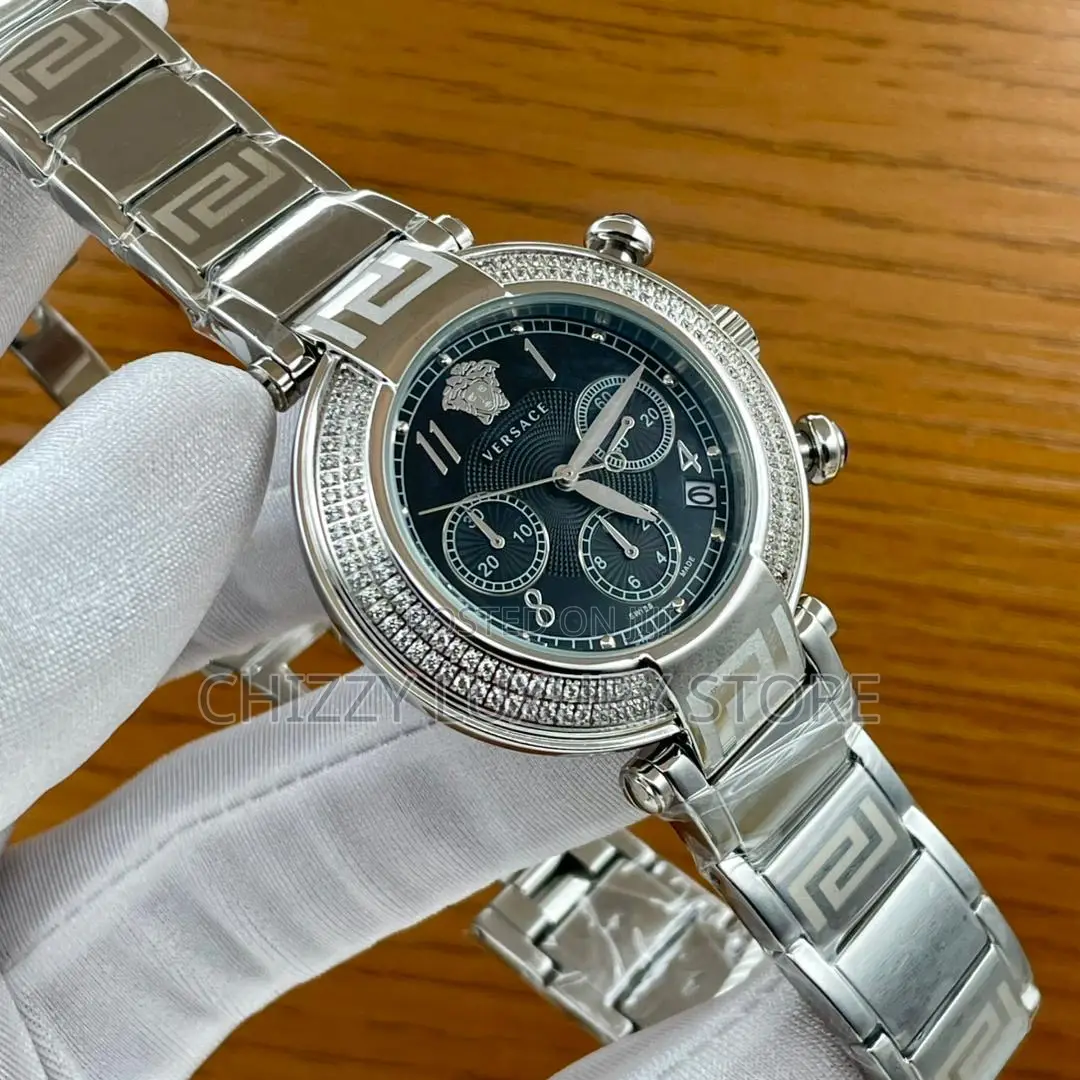 Versace Quality Luxury Ladies Chain Strap Wristwatch