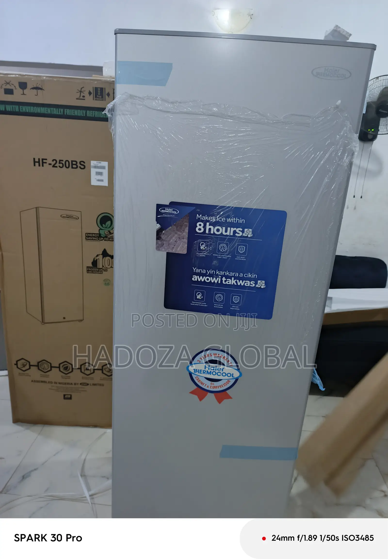 Haier Thermocool Upright Freezer – Space-saving 250l