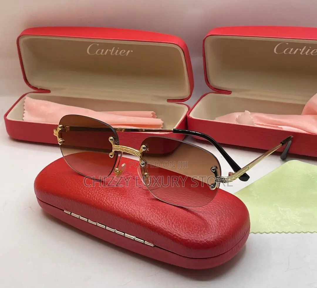 Cartier Quality Luxury Men Sunglasses