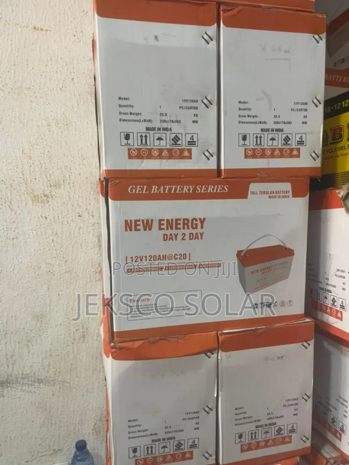 120ah Dry Cell Solar Battery, New Energy, 12v