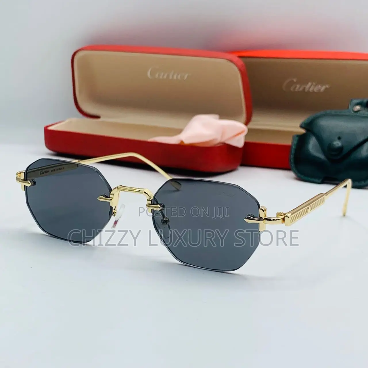 Cartier Quality Luxury Men Sunglasses