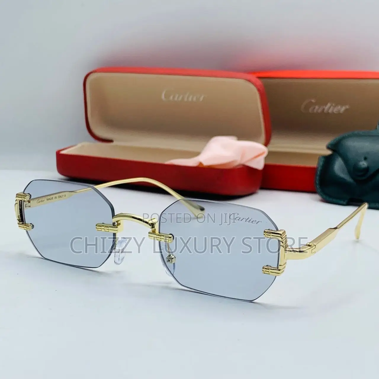 Cartier Quality Luxury Men Sunglasses