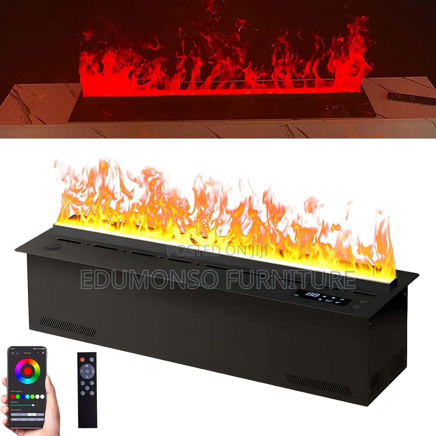 Luxury 3d Water Vapour Electric Fireplace,