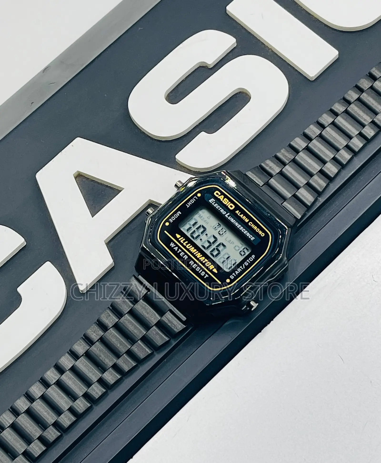 Casio Quality Luxury Digital Chain Strap Wristwatch