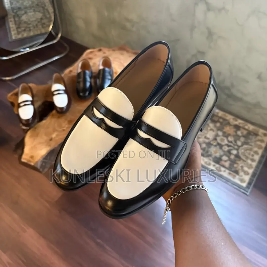 Original the Vintage Calf Leather Loafers Shoe Collections