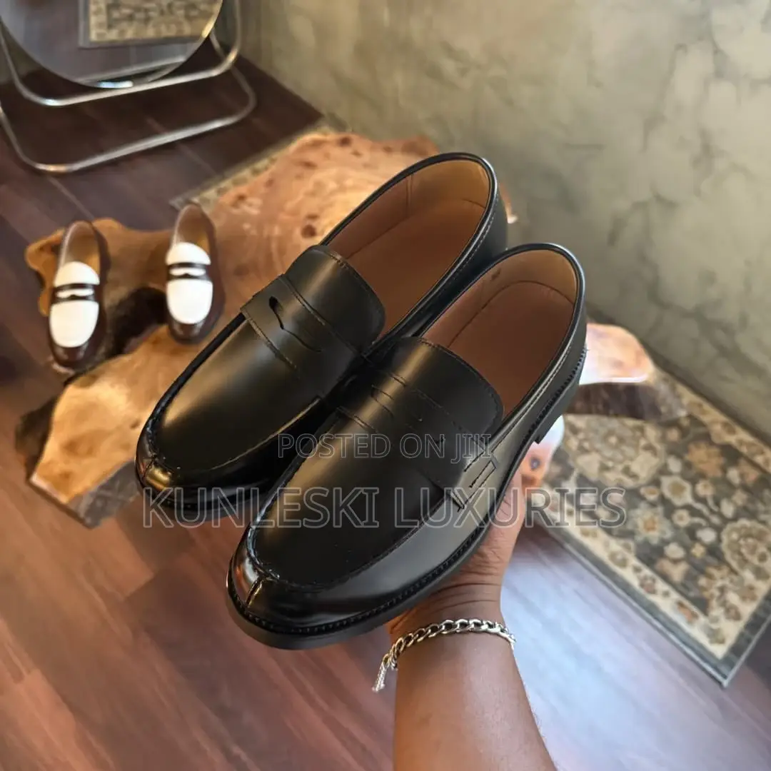 Original the Vintage Calf Leather Loafers Shoe Collections