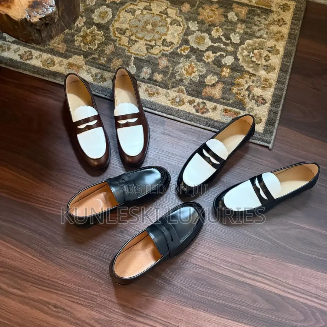 Original the Vintage Calf Leather Loafers Shoe Collections