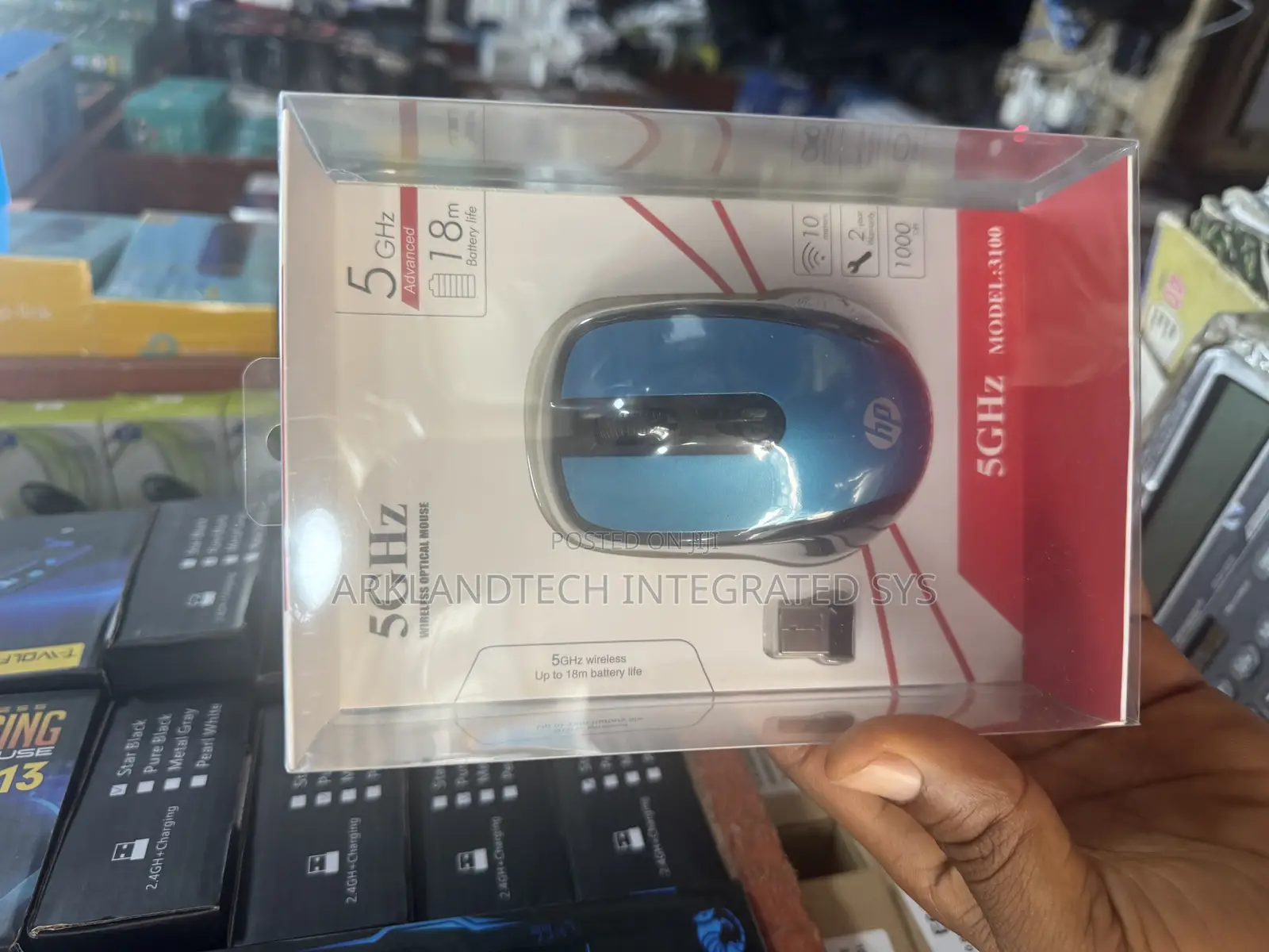 Hp 100% Genuine Original 5ghz Optical Wireless Mouse