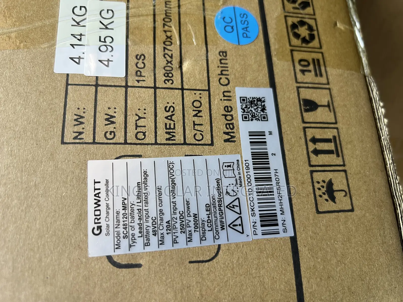 Growatts MPPT Charge Controller