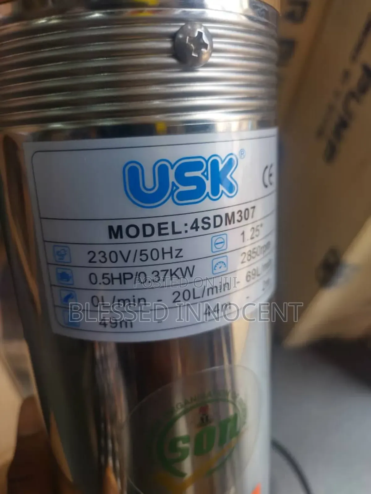 0.5hp Usk Sumo Pump 95.000