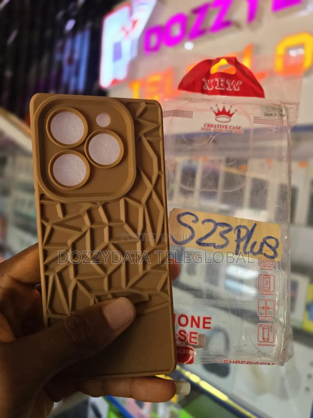Itel S23 Plus Silicone Brown Case