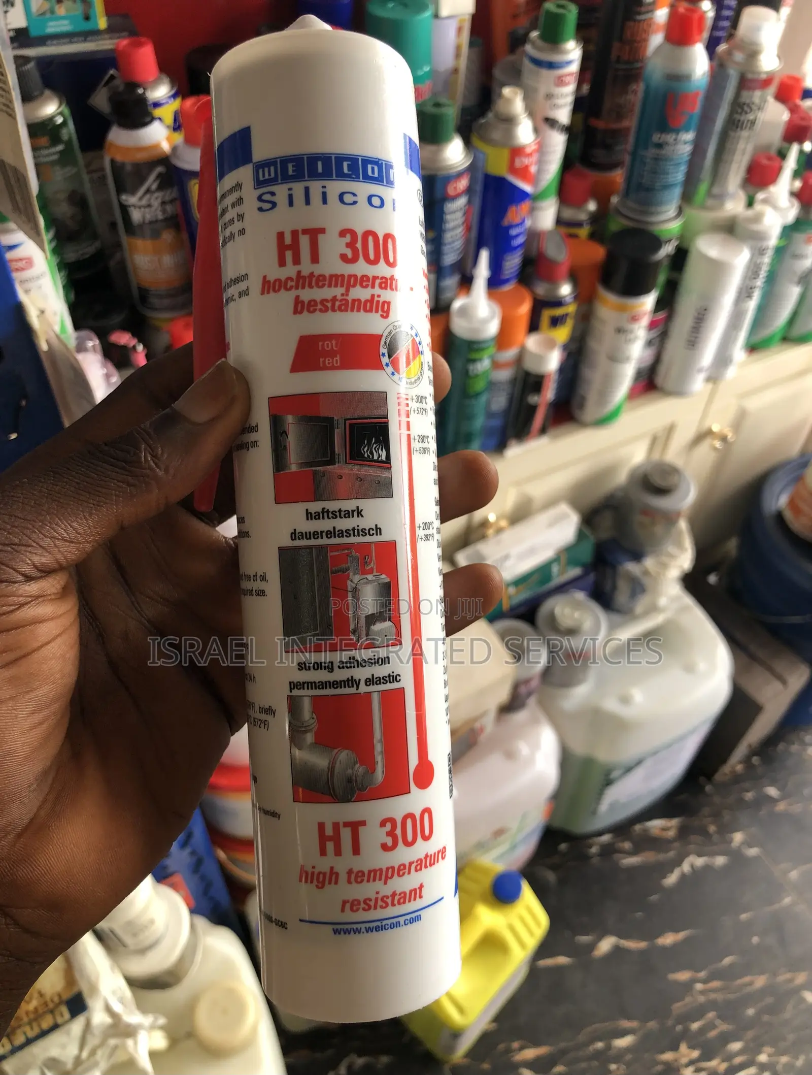 Weicon Silicone Ht 300 High-Temperature Resistant Adhesive and Sealant
