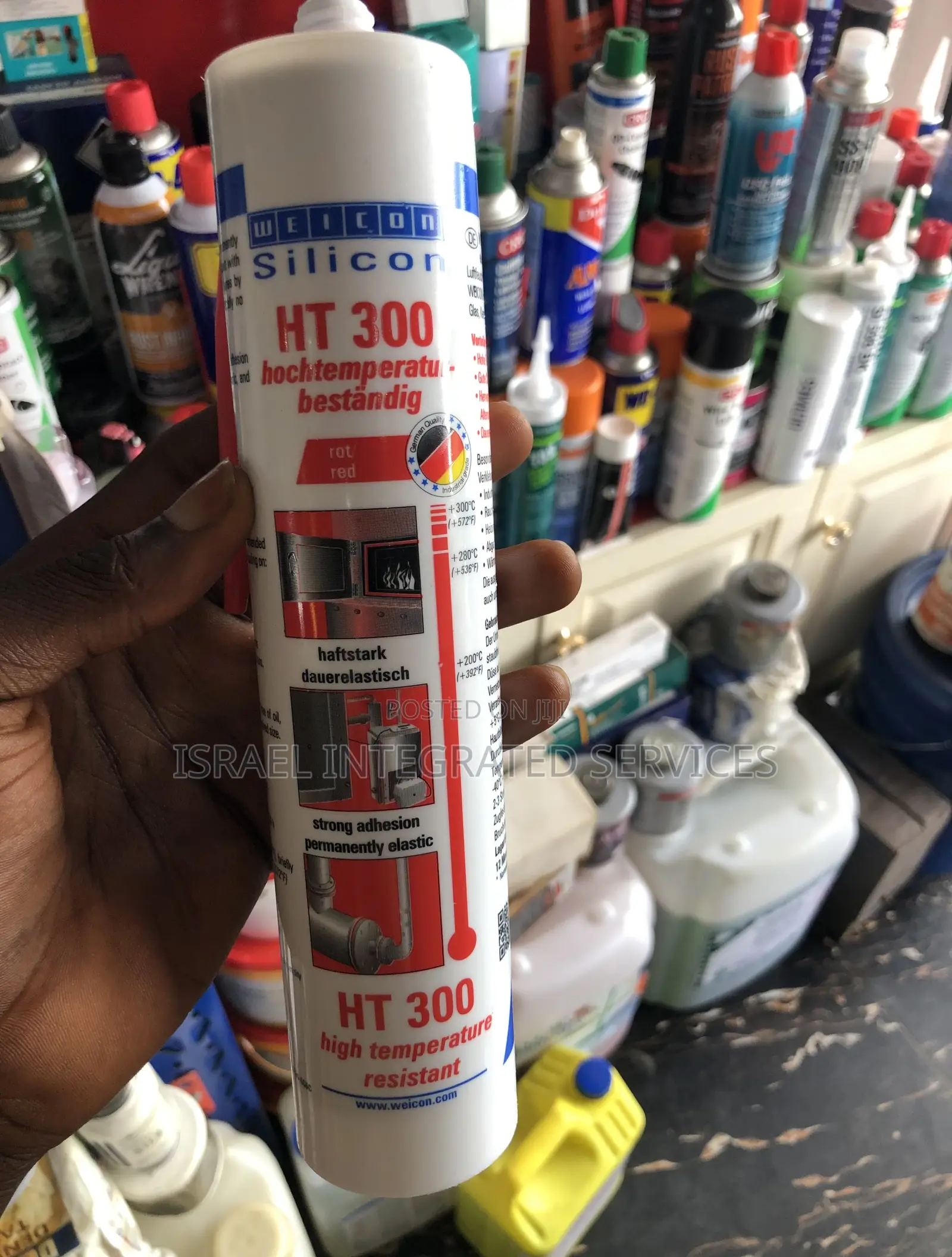 Weicon Silicone Ht 300 High-Temperature Resistant Adhesive and Sealant