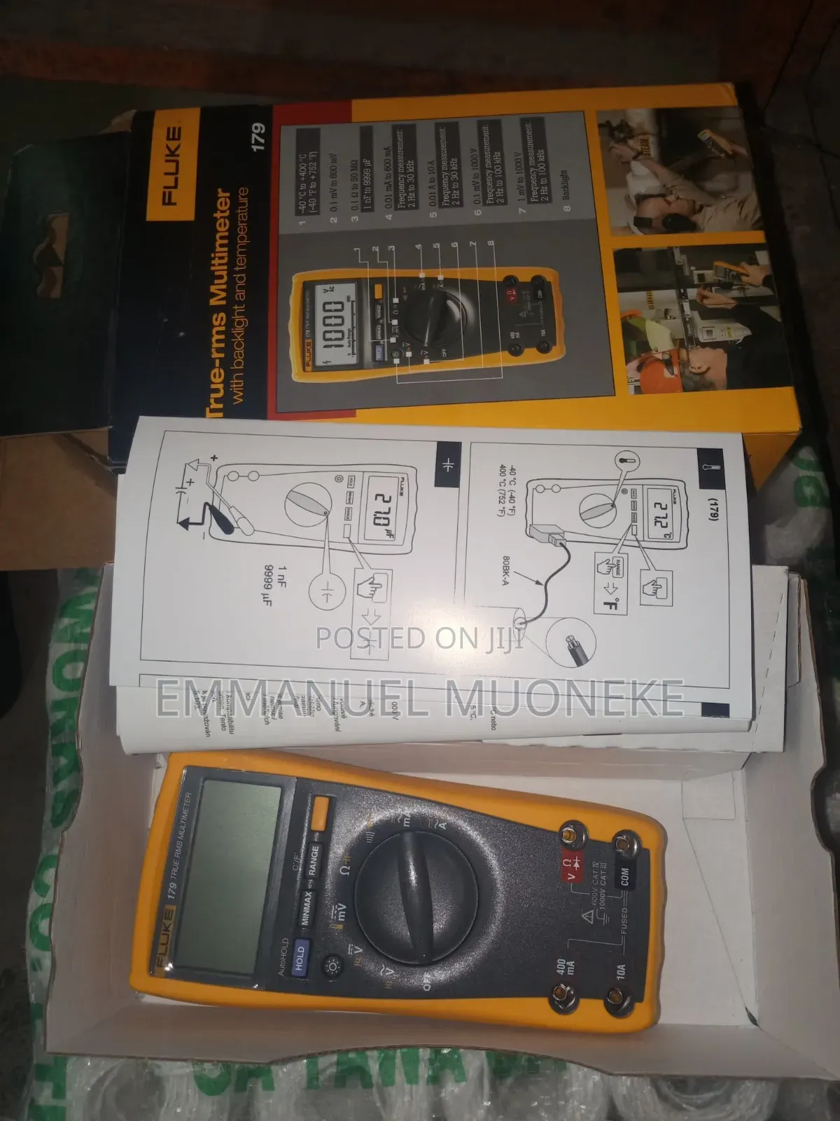 Fluke True_rms Multimeter 179 With Backlight And Temperature