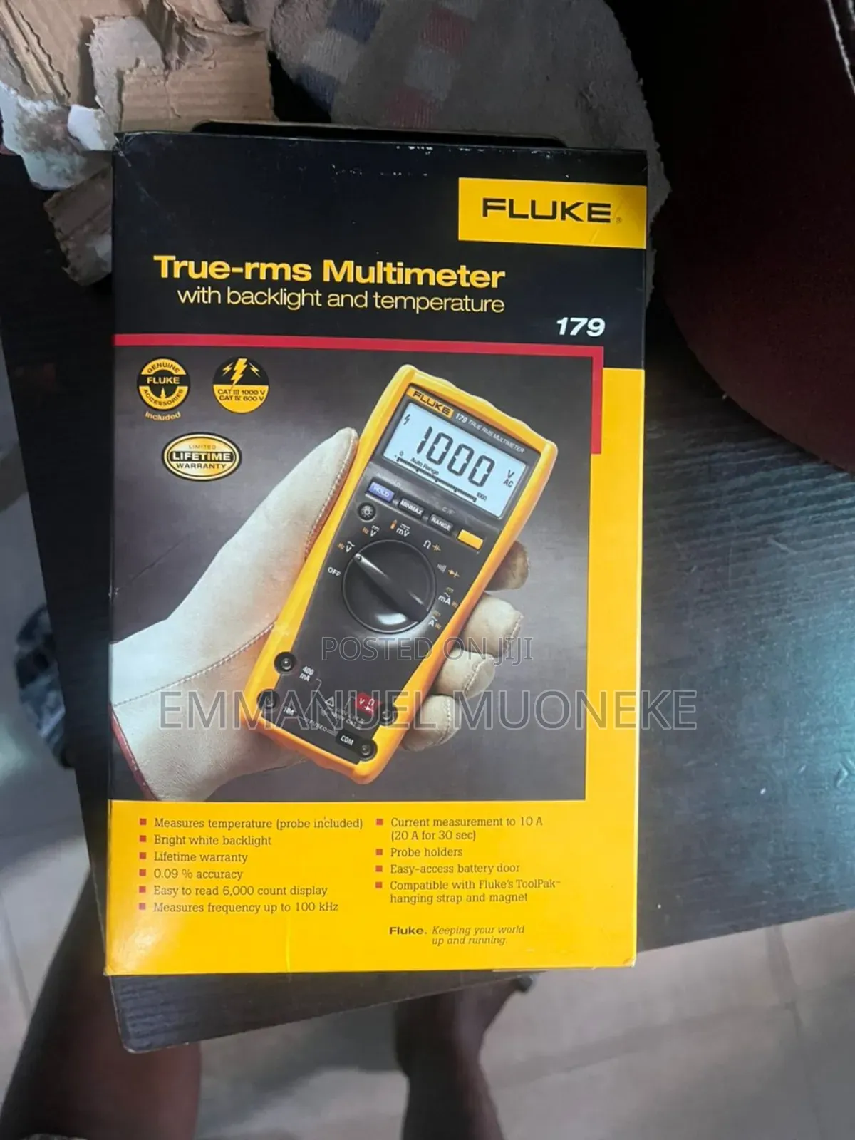 Fluke True_rms Multimeter 179 With Backlight And Temperature