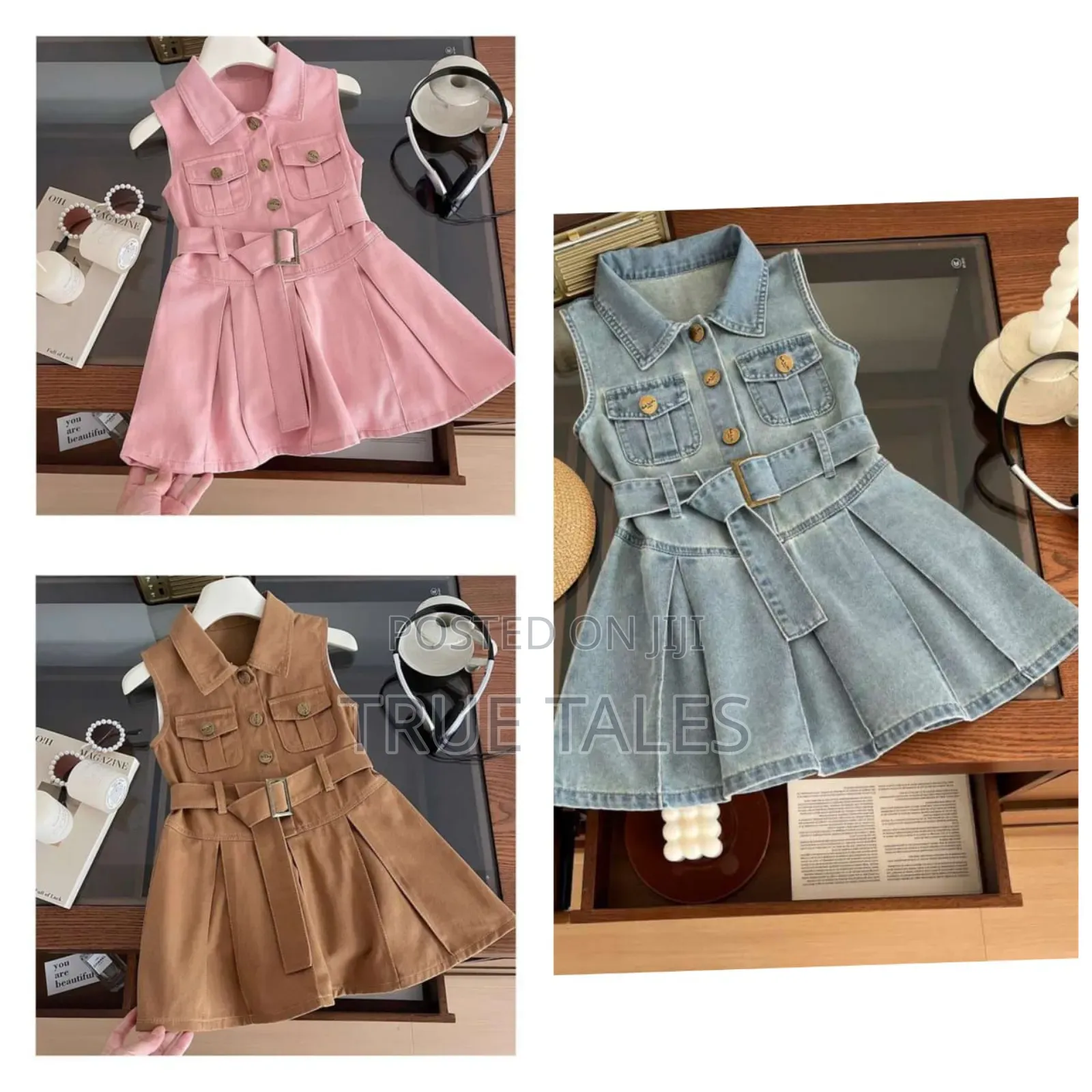 Girls High Quality Jean Dress