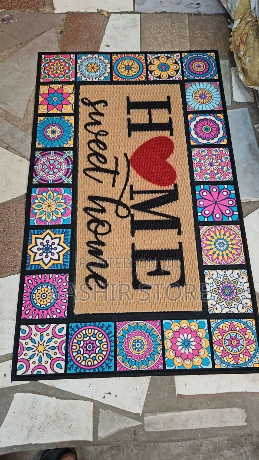 Nobel Trends Mosaic Coir Welcome Doormat.