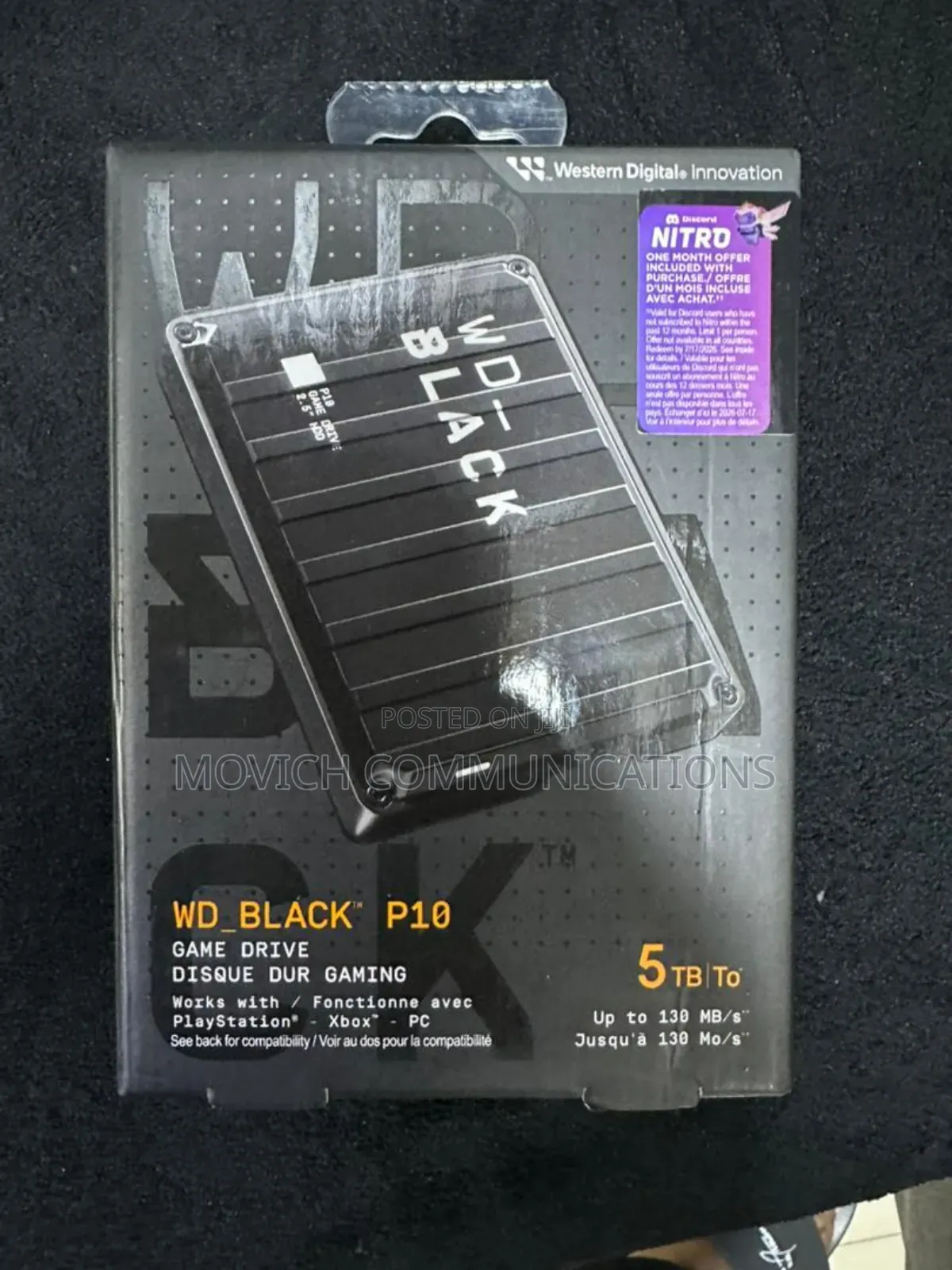 Wd Black P10 Gaming Drive HDD 5tb