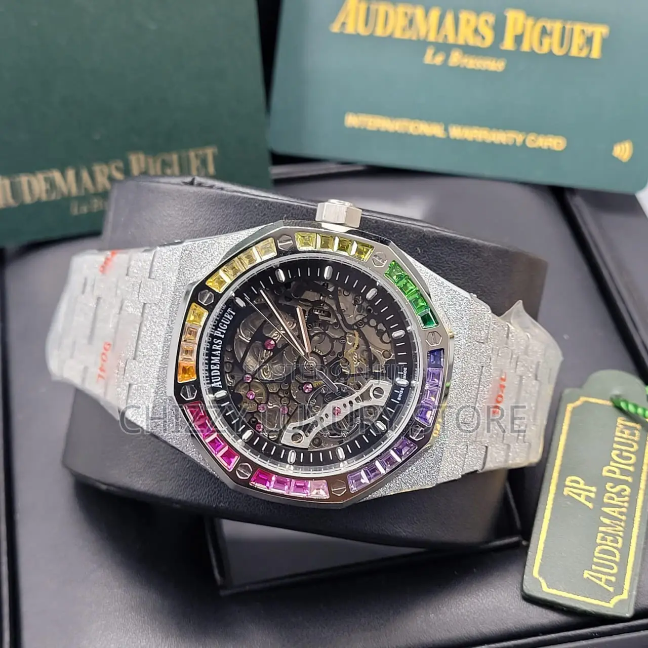 Audemars Piguet Quality Luxury Men Chain Strap Wristwatch