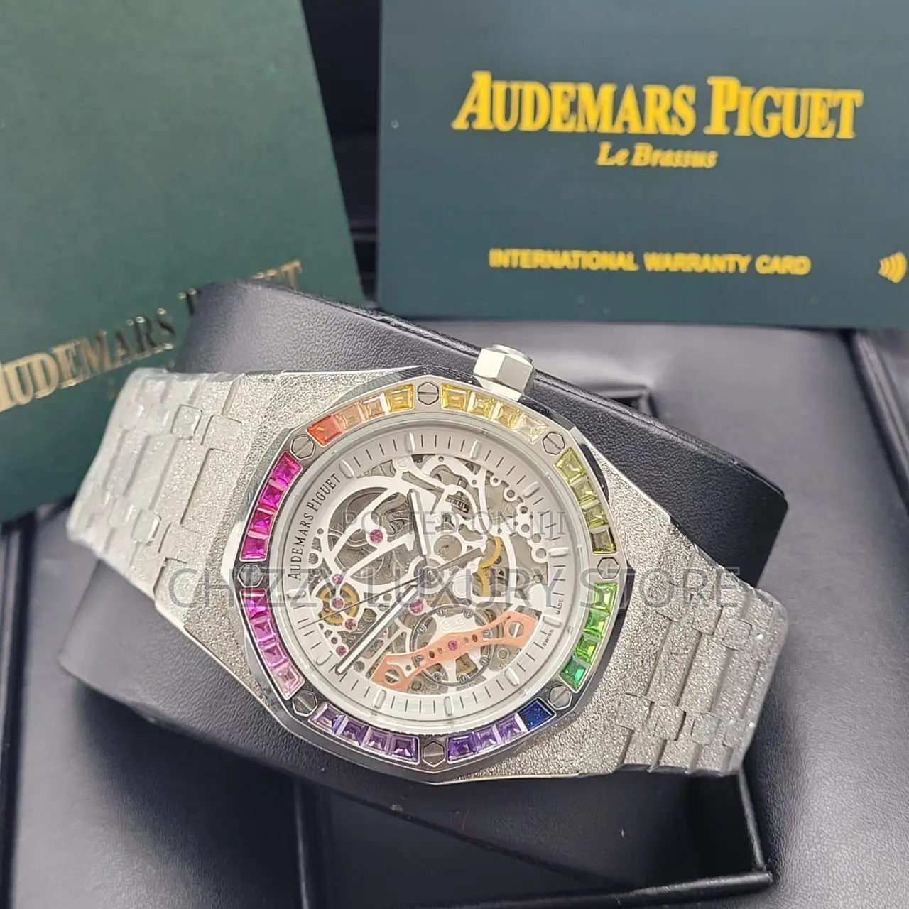 Audemars Piguet Quality Luxury Men Chain Strap Wristwatch
