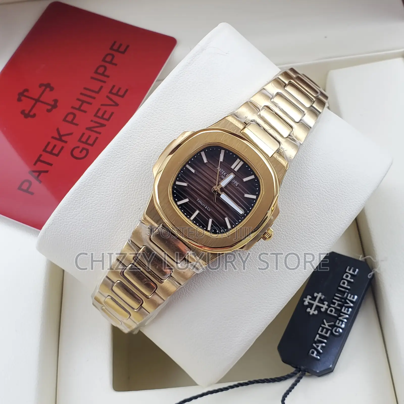 Patek Philippe Quality Luxury Men Chain Strap Wristwatch