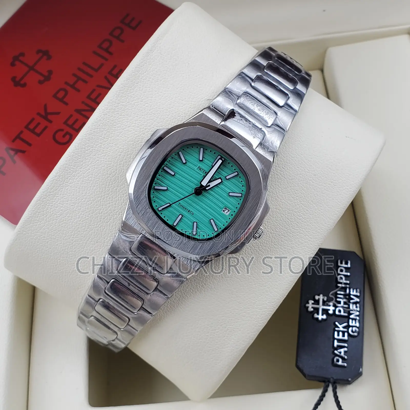 Patek Philippe Quality Luxury Men Chain Strap Wristwatch