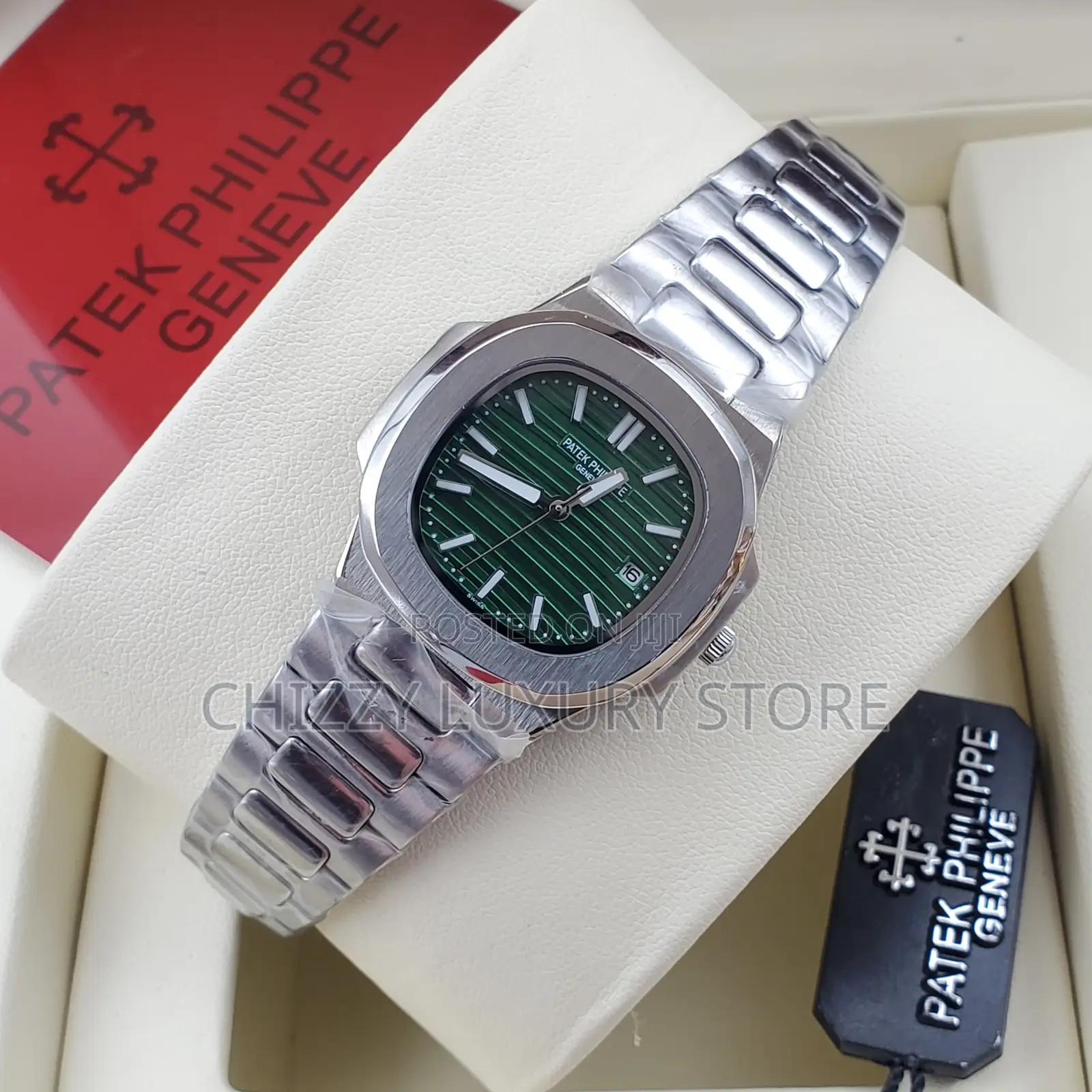 Patek Philippe Quality Luxury Men Chain Strap Wristwatch