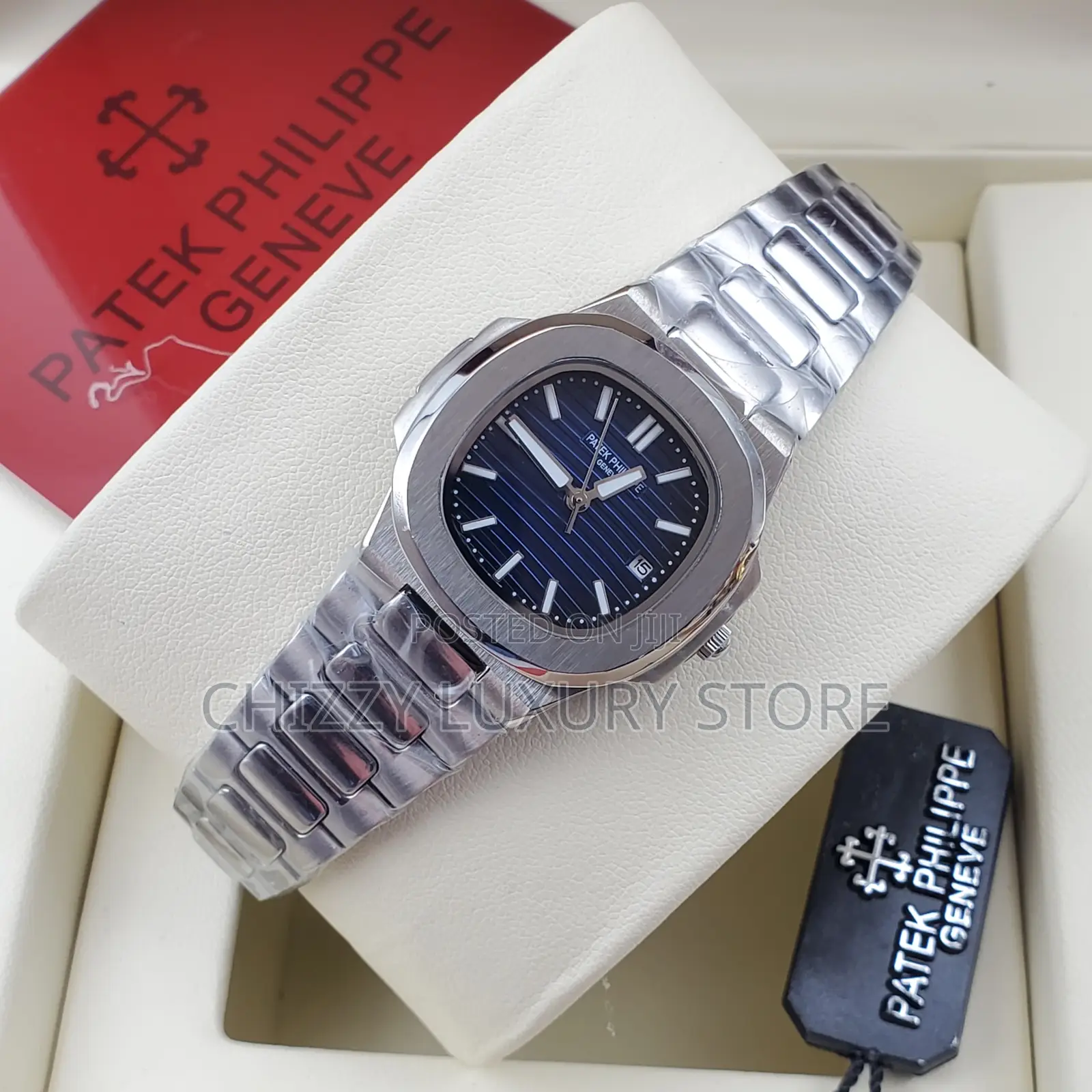 Patek Philippe Quality Luxury Men Chain Strap Wristwatch