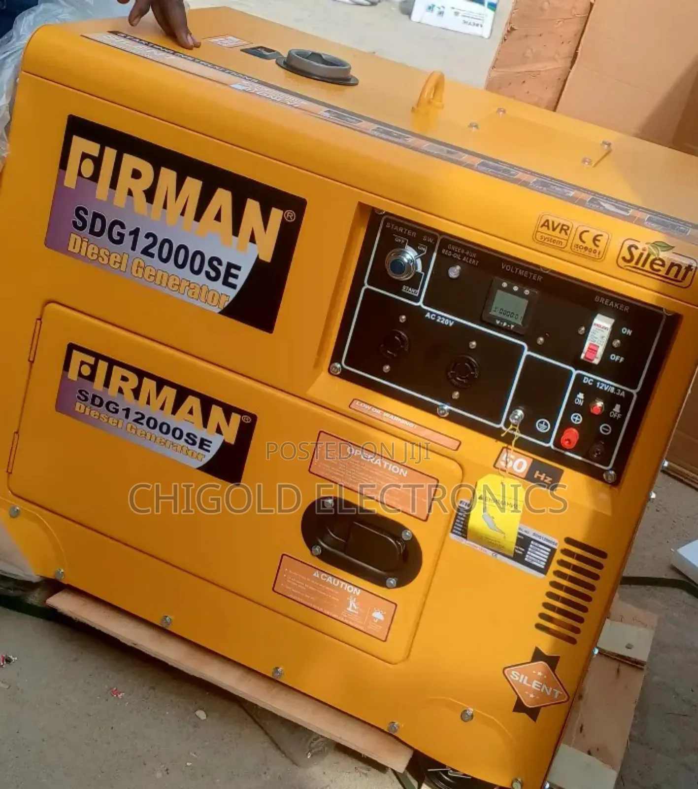 Original Fireman Diesel Generator 12. Kva  Copper Coin