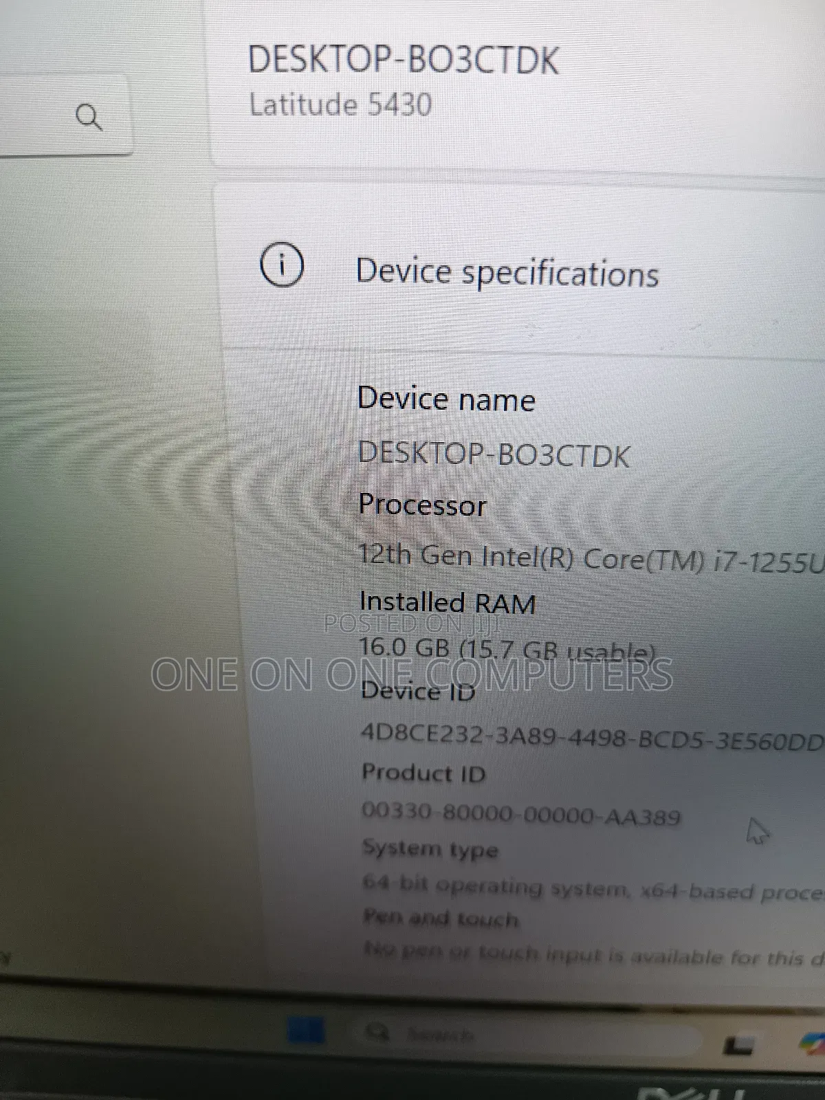 Laptop Dell Latitude 5420 16GB Intel Core i7 SSD 512GB