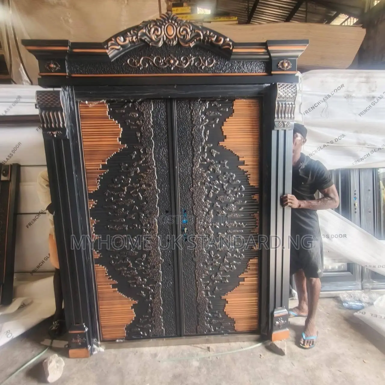 Original German Cast Door 5ft With Ark