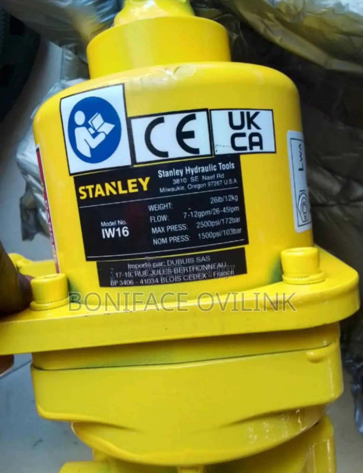 1" Stanley Iw16 Hydraulic Underwater Impact Wrench