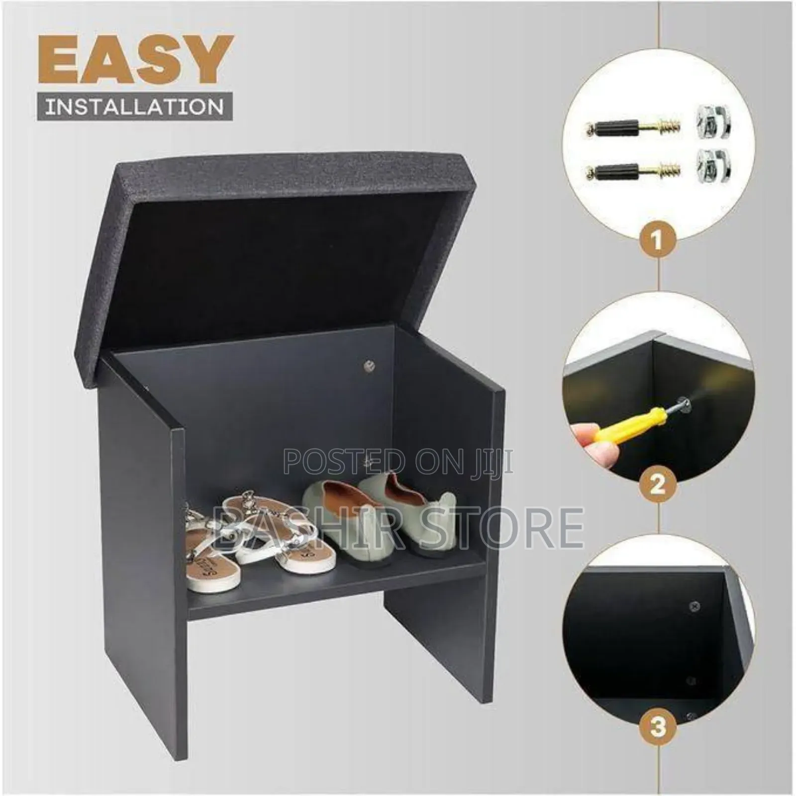 17 Inches Bench Shoe Storage